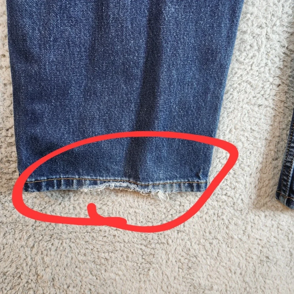 Levi's 559 Jeans‎ Men's 38X30 (Fits 39x29) Blue Denim Pockets Straight Leg